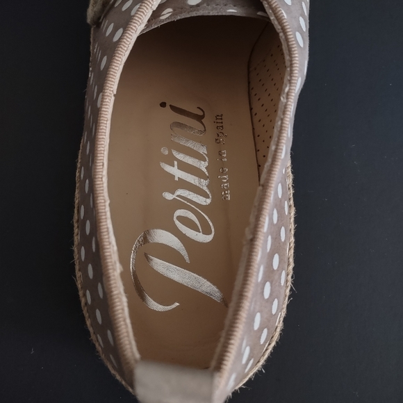 PERTINI Women's EU 42/ US 11 Full Leather Made in Spain Flats Espadrilles Shoes - Picture 9 of 13